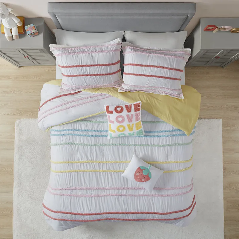 Urban Habitat Kids Haisley Cotton Comforter Set with Chenille Trim