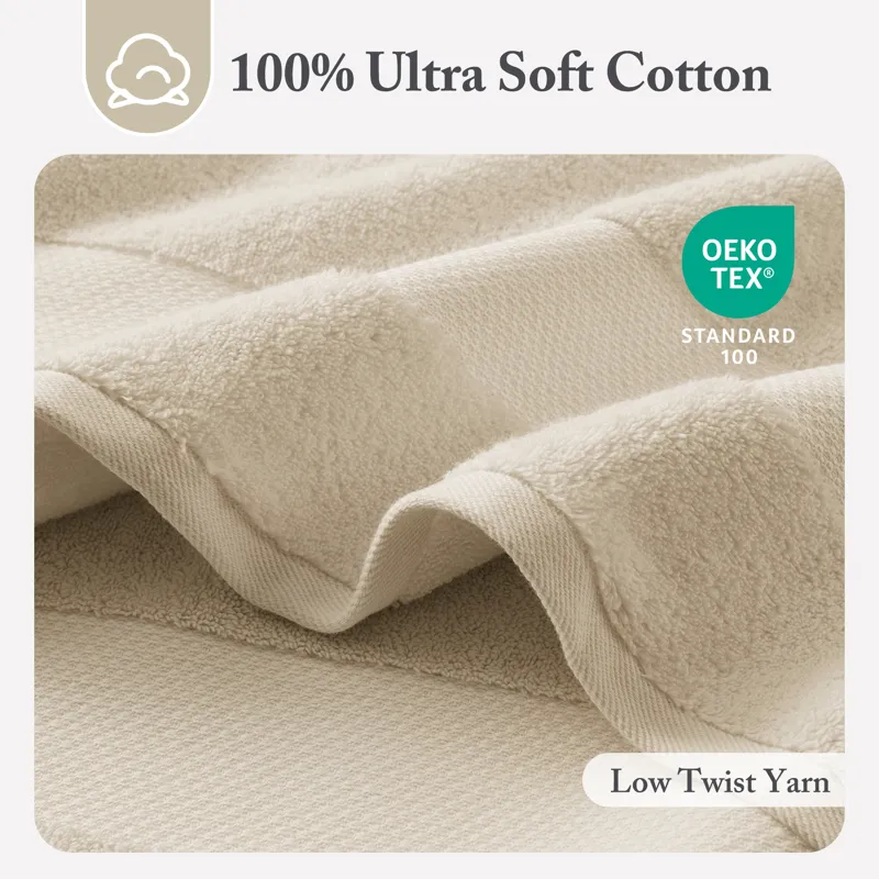 Madison Park Signature Turkish Cotton 6 Piece Bath Towel Set
