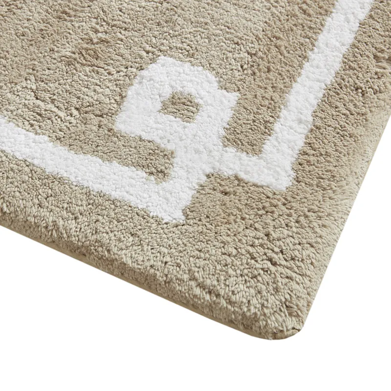 Evan Cotton Tufted Bath Rug 24x72 - Taupe