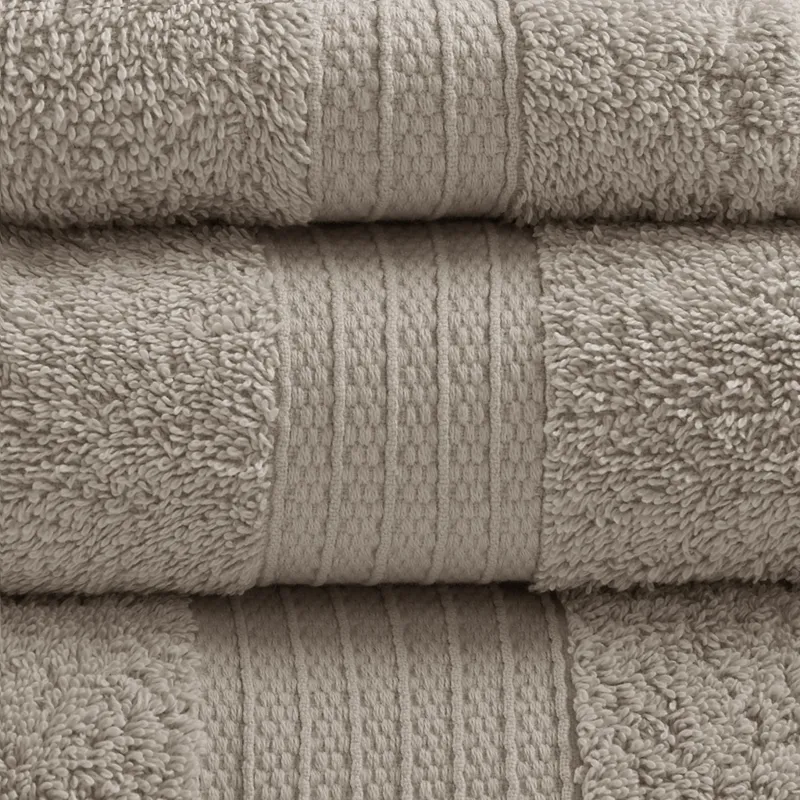 Madison Park Organic 6 Piece Organic Cotton Towel Set