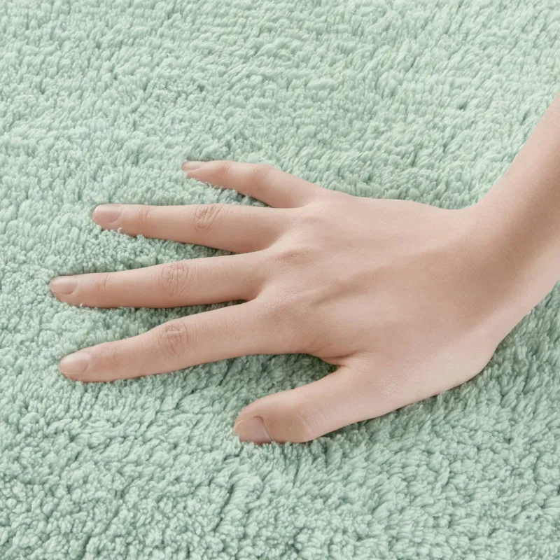 Madison Park Signature Splendor 100% Cotton Tufted 3000 GSM Reversible Bath Rug