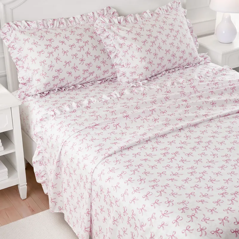 Intelligent Design Microfiber Ruffle Sheets