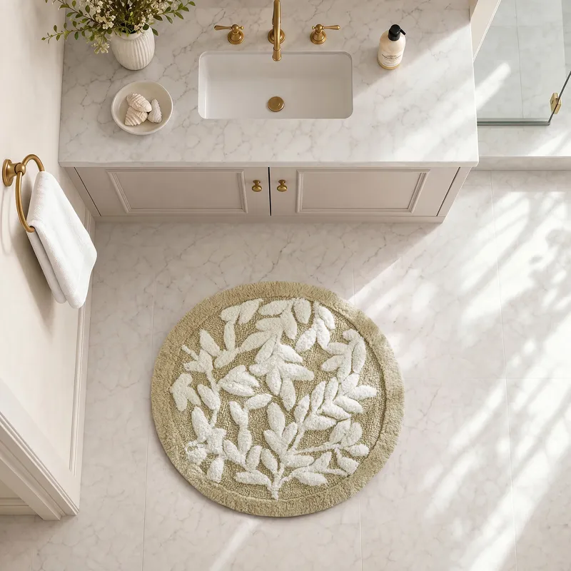 Madison Park Serene Cotton Tufted Bath Rug