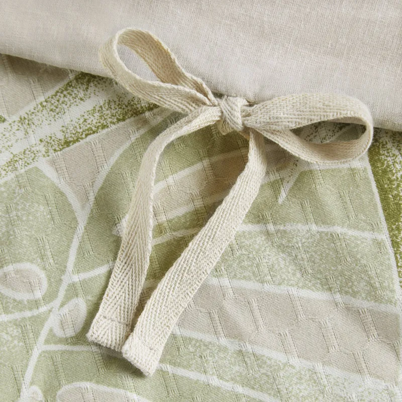 Harbor House Blue Kiawah Island 5 Piece Cotton Duvet Cover Set with Throw Pillow