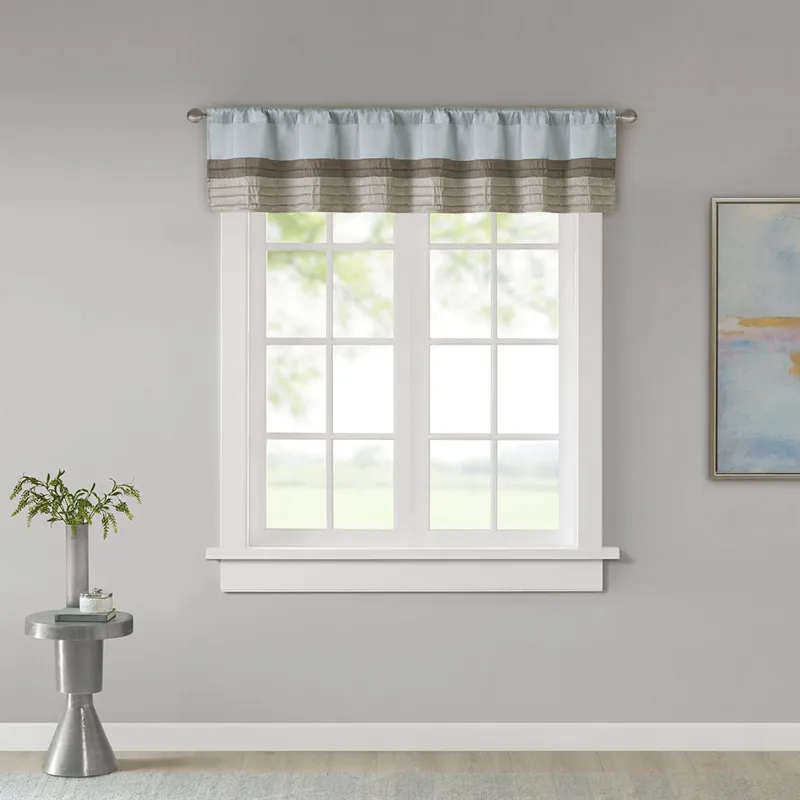 Madison Park Amherst Polyoni Pintuck Window Valance