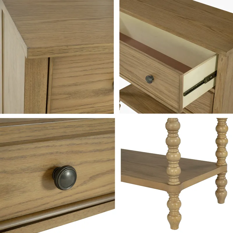 Beckett 2 Drawer Accent Chest - Natural