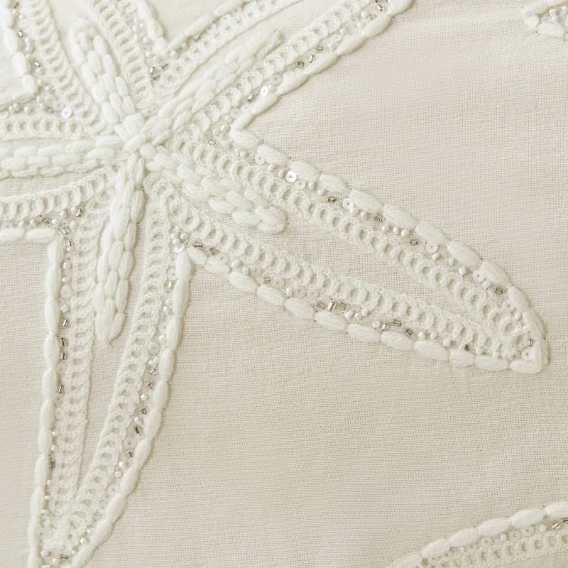 Harbor House Lily Starfish 1 Piece Cotton Pillow Cover - Linen