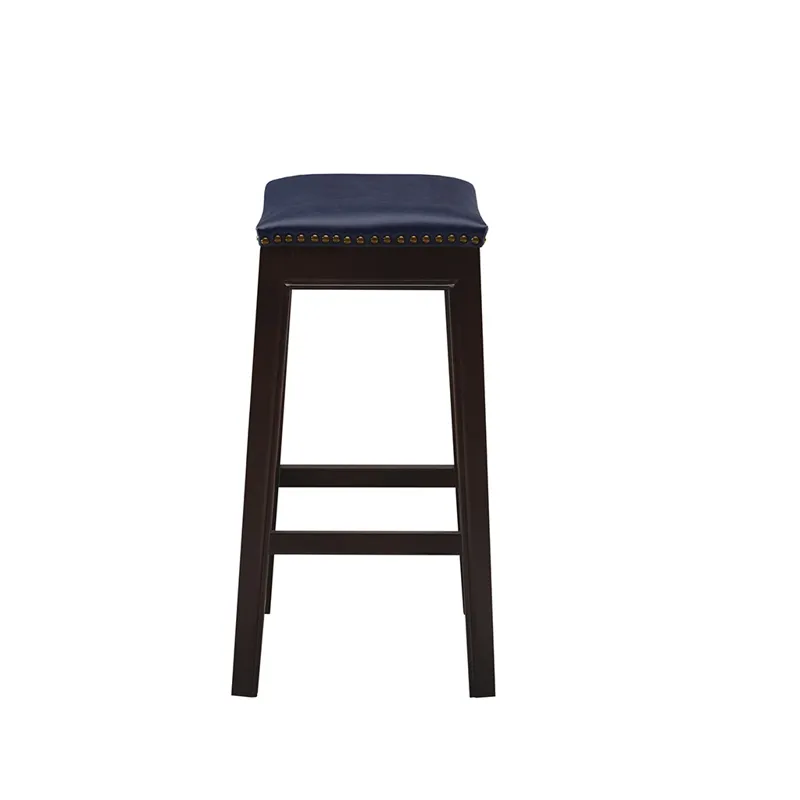 Belfast Saddle Counter Stool - Navy