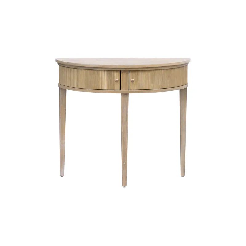 Crestview Storage Console Table 31\"W - Reclaimed Wheat