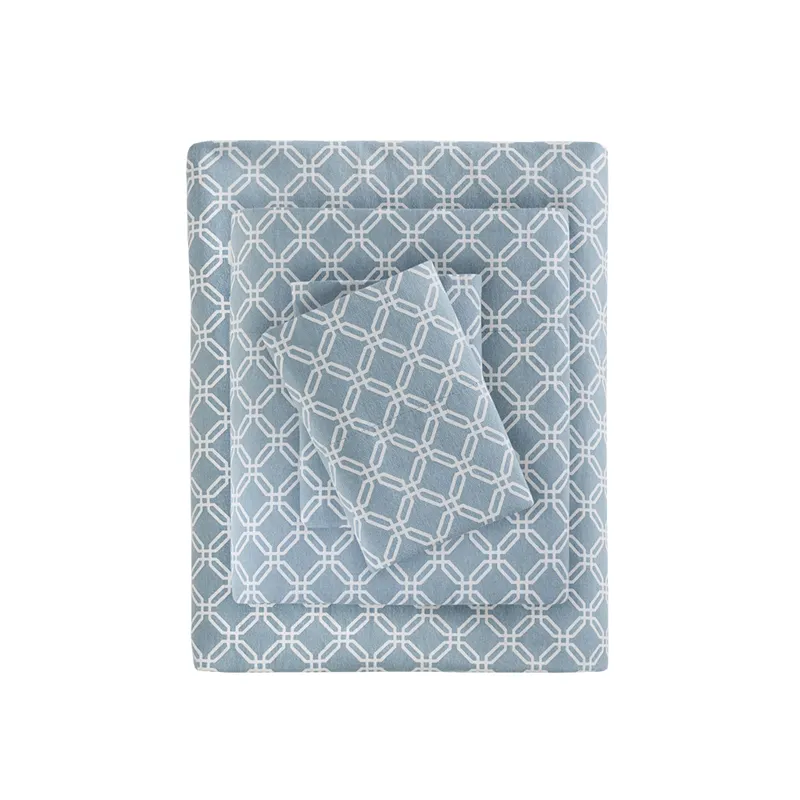 True North by Sleep Philosophy Cozy Cotton Flannel Printed Sheet Set