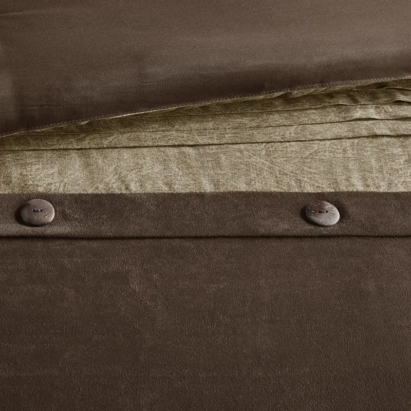 Madison Park Boone 7 Piece Faux Suede Comforter Set