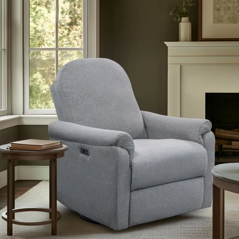 Madison Park Elio Power Recliner 3-in-1 with Swivel, Glider, Charging Station