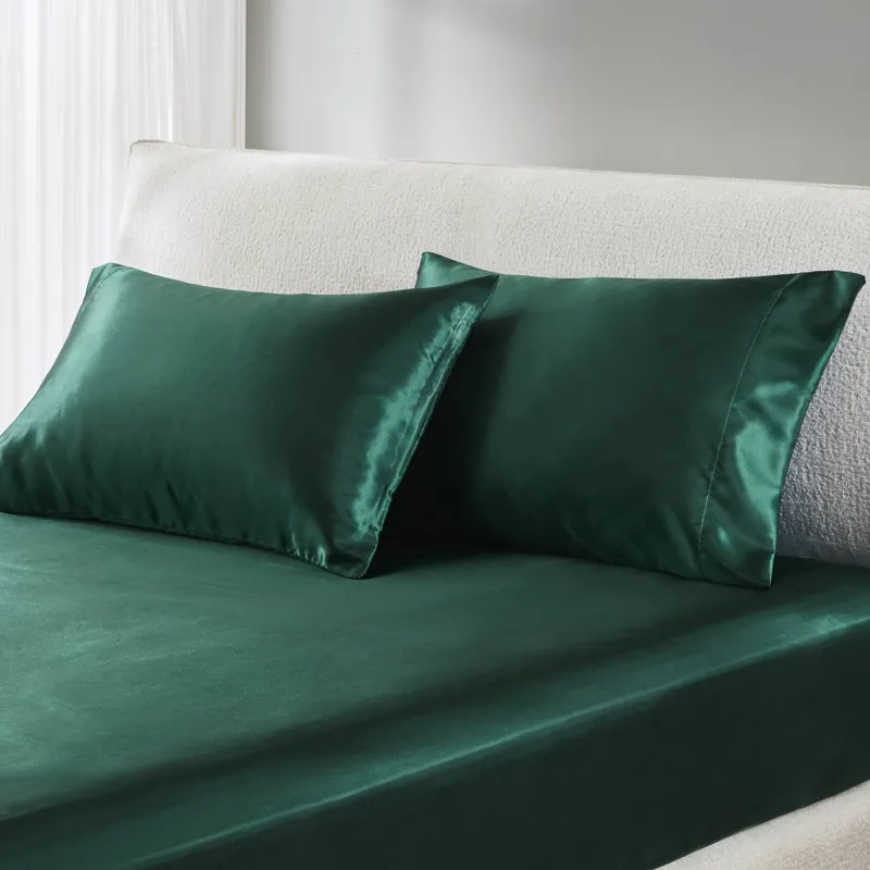 Madison Park Essentials Satin Luxury 2 PC Pillowcases