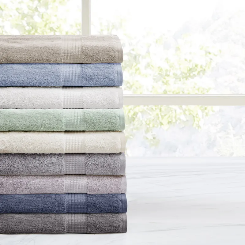 Madison Park Organic 6 Piece Organic Cotton Towel Set