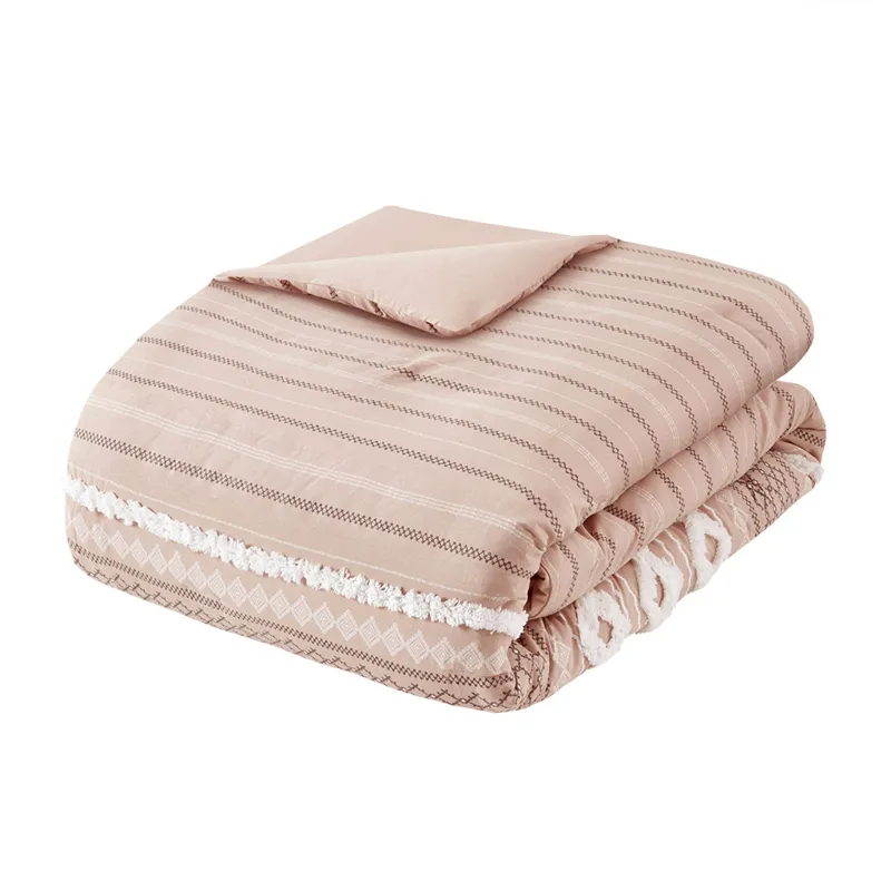 INK+IVY Imani Cotton Printed Comforter Set with Chenille