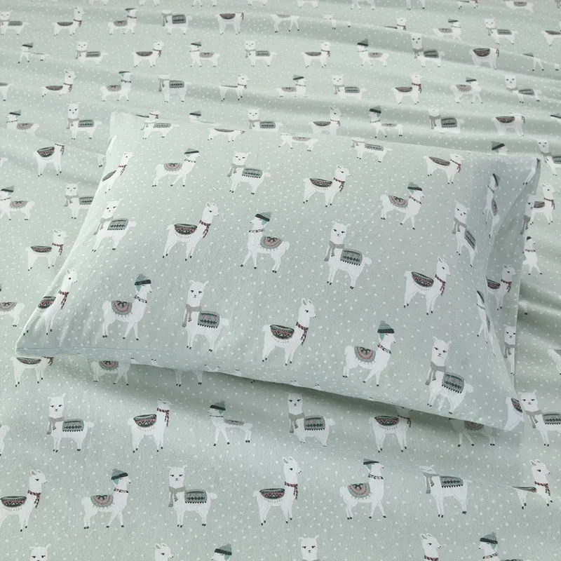 True North by Sleep Philosophy Cozy Cotton Flannel Printed Sheet Set