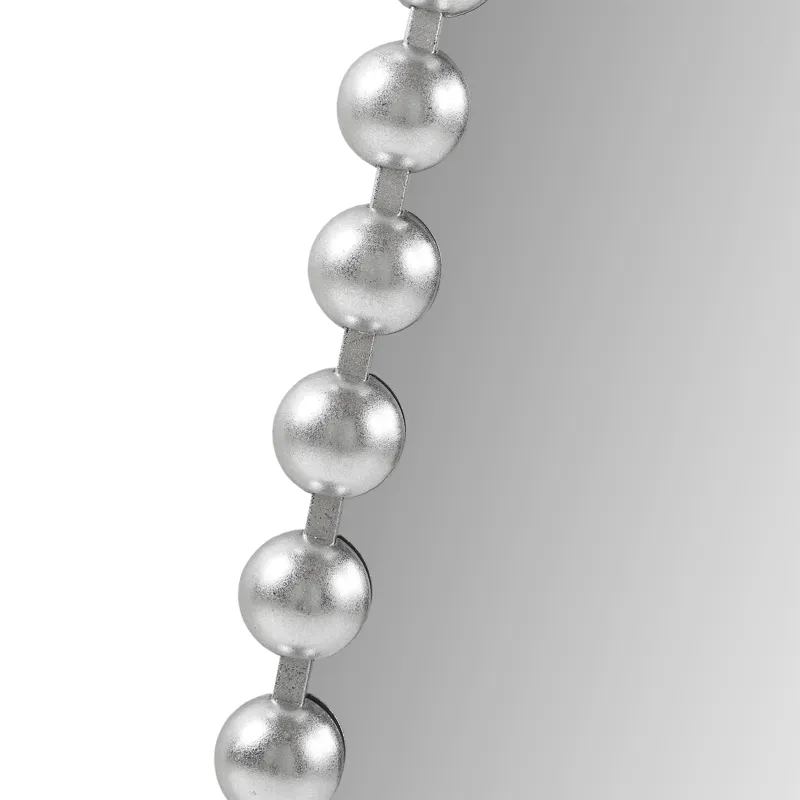 Madison Park Signature Marlowe 24X36 Rounded Rectangle Beaded Wall Mirror