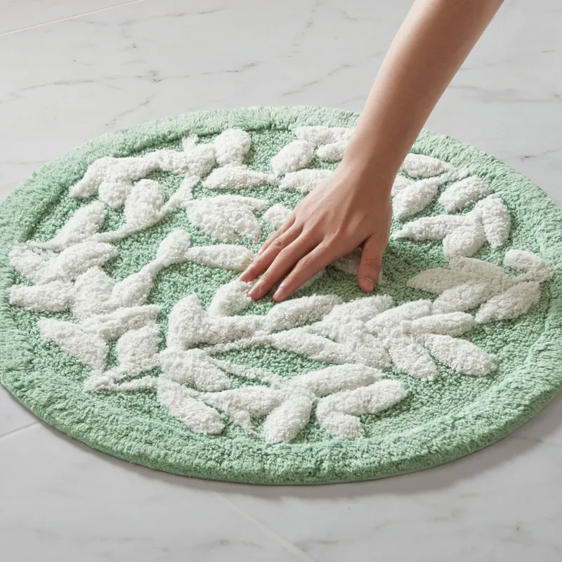 Madison Park Serene Cotton Tufted Bath Rug