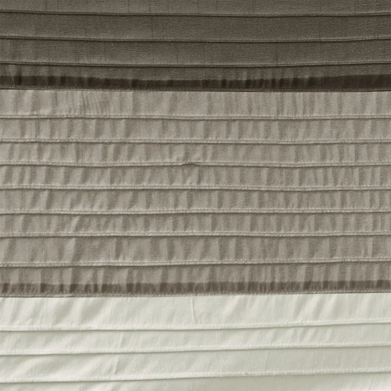 Amherst Faux Silk Shower Curtain - Natural