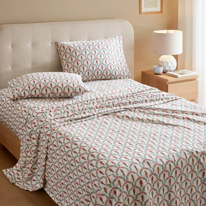 True North by Sleep Philosophy Cozy Cotton Flannel Printed Sheet Set