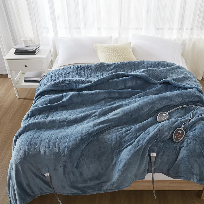 Beautyrest Heated Microlight to Berber Blanket