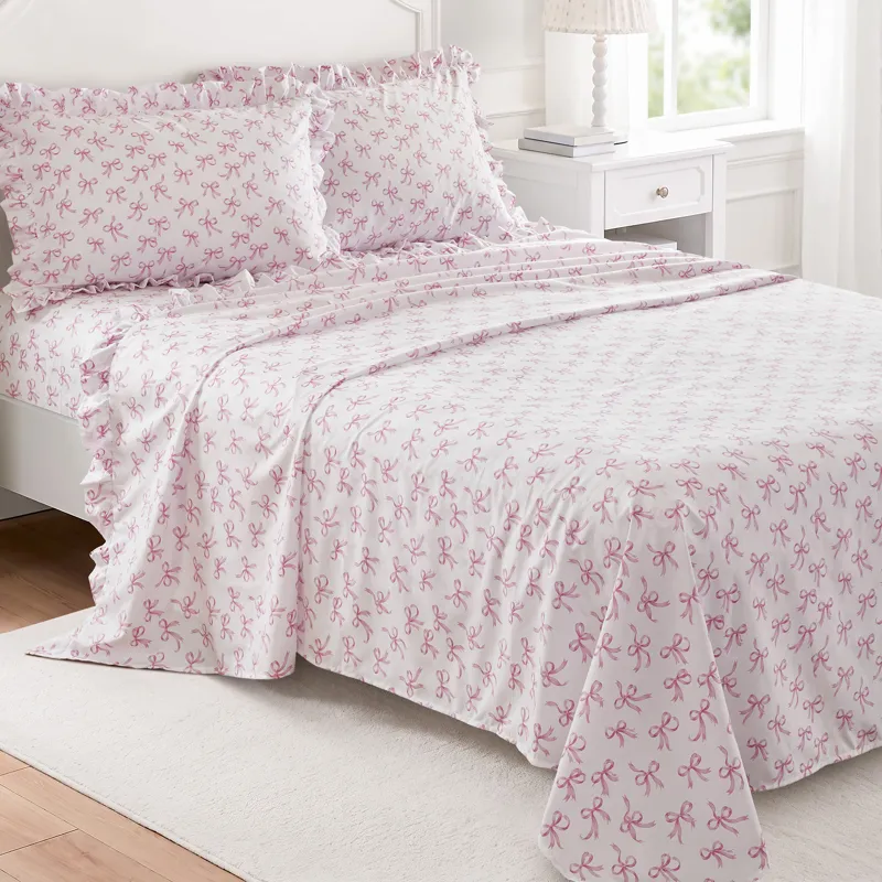 Intelligent Design Microfiber Ruffle Sheets