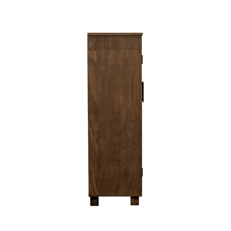 Serena Glass Cabinet Mw/Dr/Pv - Brown/Taupe