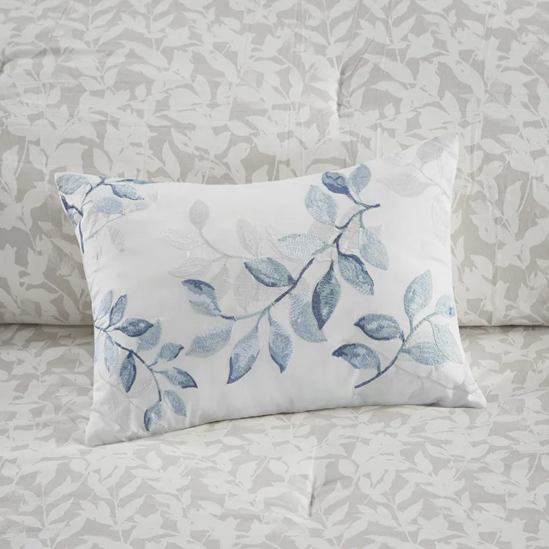 Madison Park Essentials Sofia Reversible Comforter Set with Bed Sheets