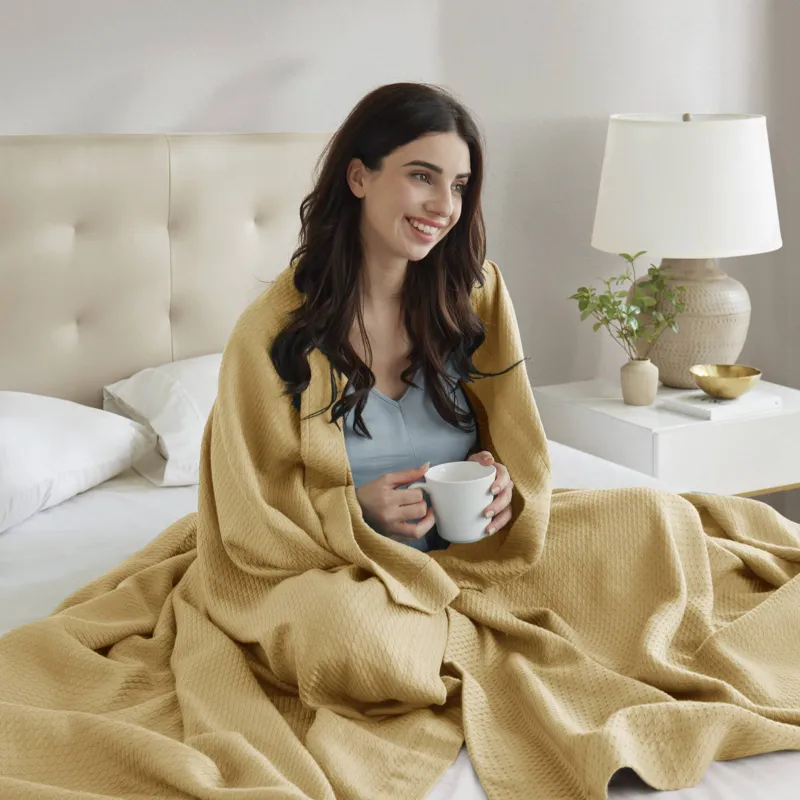 Madison Park 100% Certified Egyptian Cotton Blanket