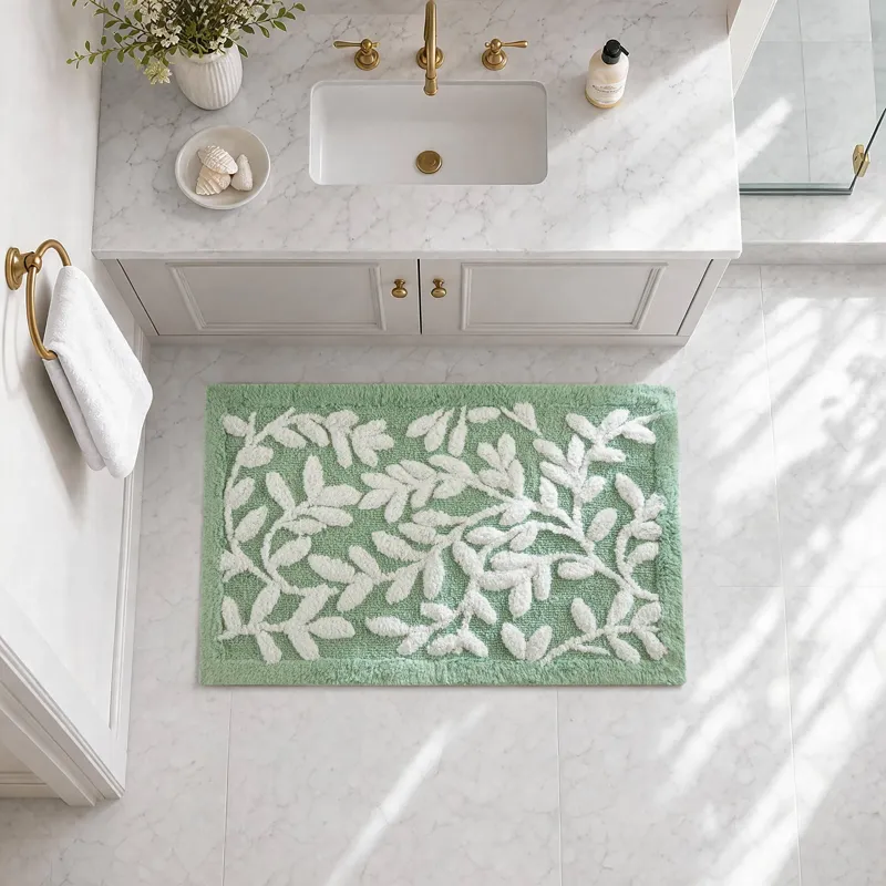 Madison Park Serene Cotton Tufted Bath Rug