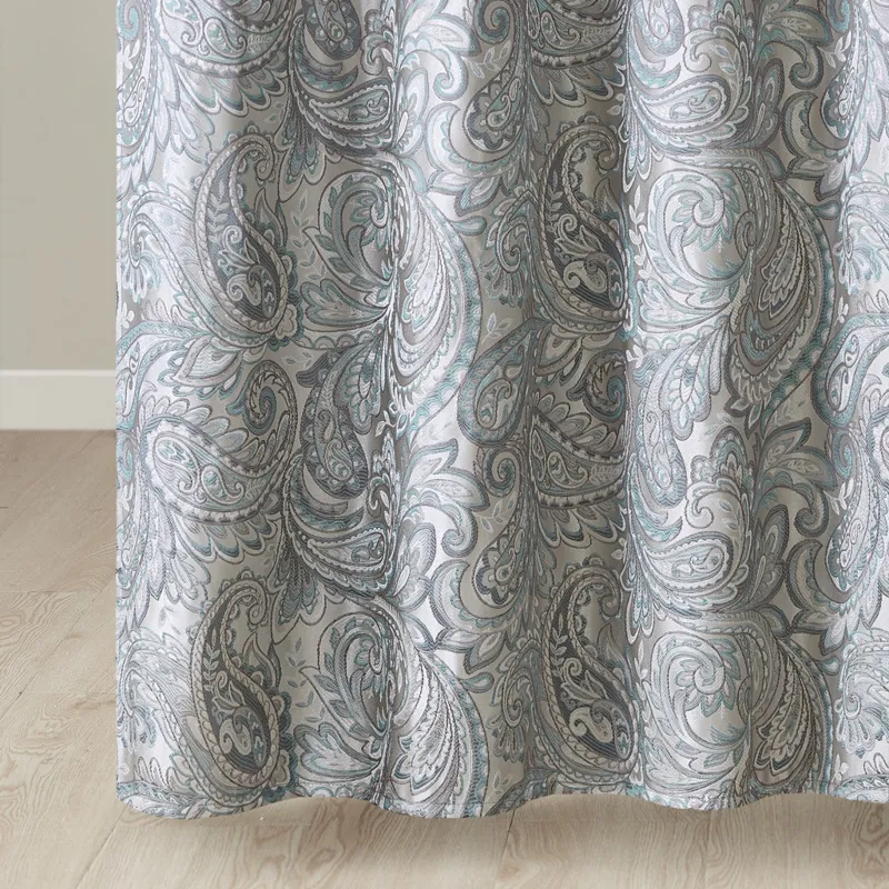 Madison Park Aubrey Jacquard Shower Curtain
