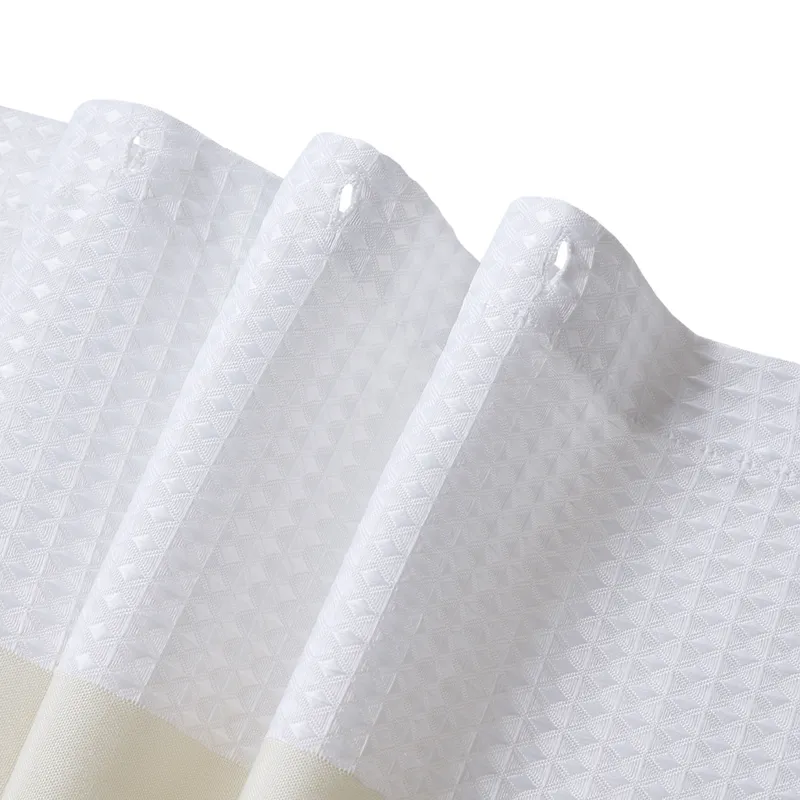 Madison Park Spa Waffle Shower Curtain with 3M Treatment