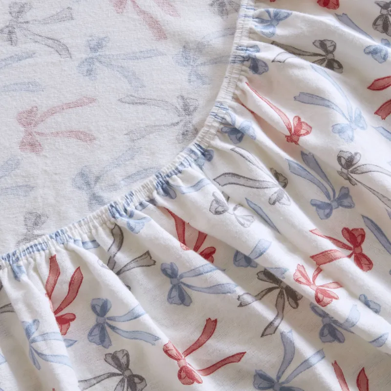 Intelligent Design Cozy Soft Cotton Flannel Printed Sheet Set