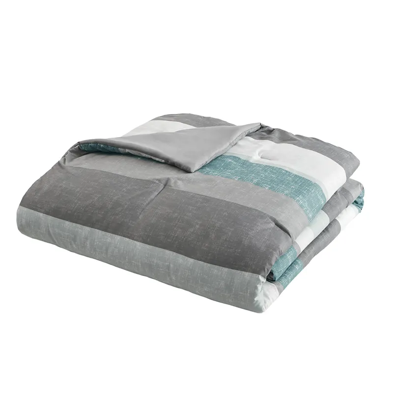 Madison Park Essentials Jaxon Stripe Comforter Set with Bed Sheets