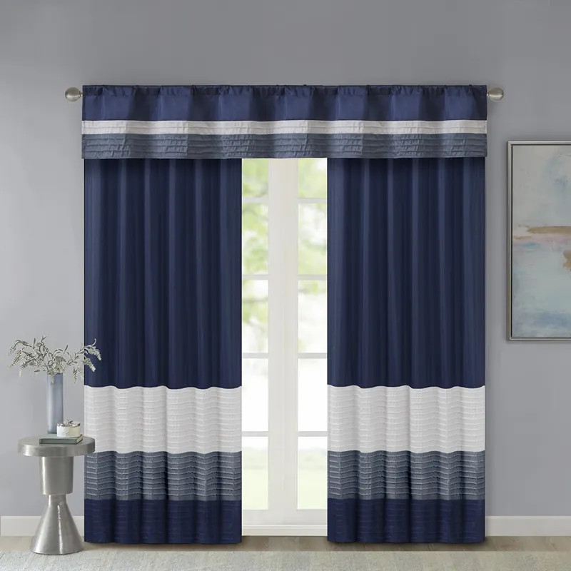 Madison Park Amherst Polyoni Pintuck Window Valance