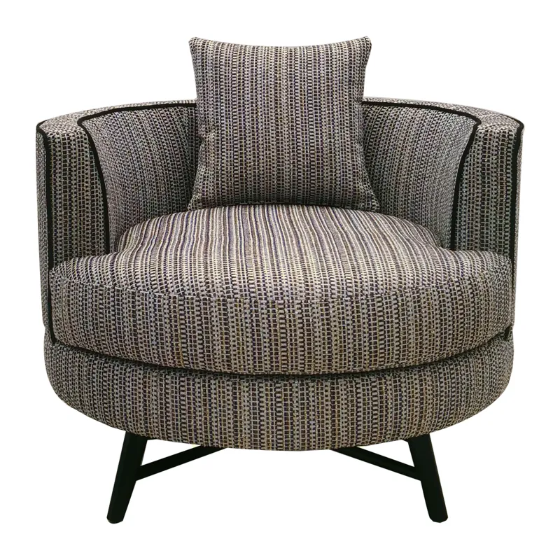 Harper Swivel Chair - Stripe/Multi