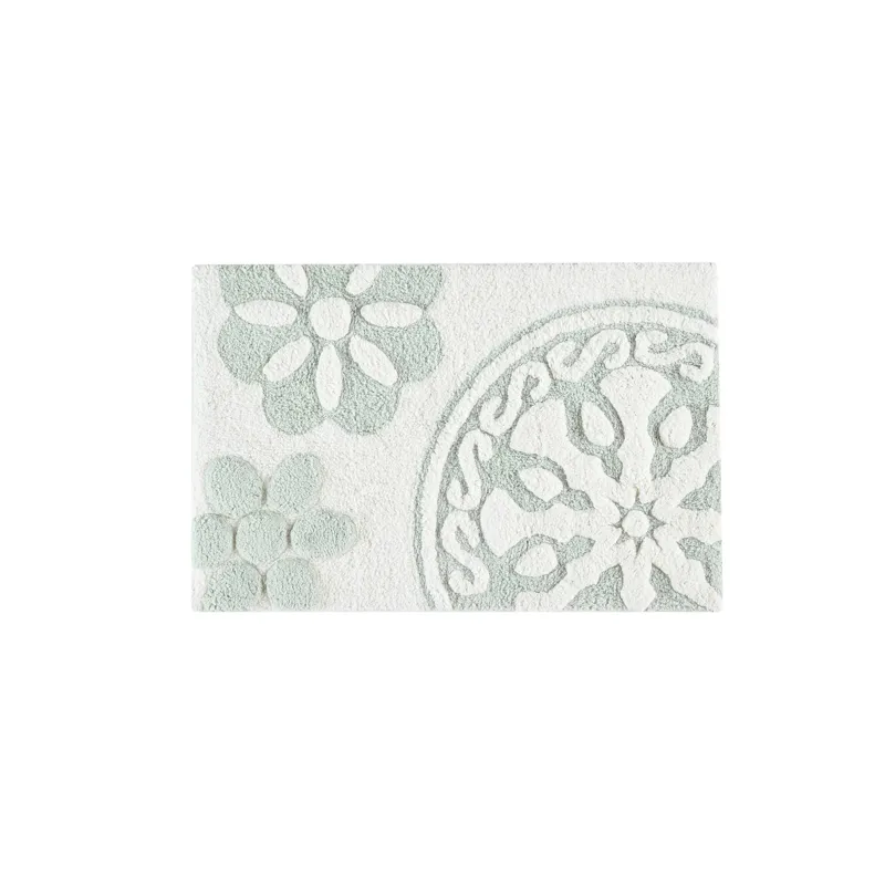 Madison Park Casablanca Medallion Cotton Tufted Bath Rug
