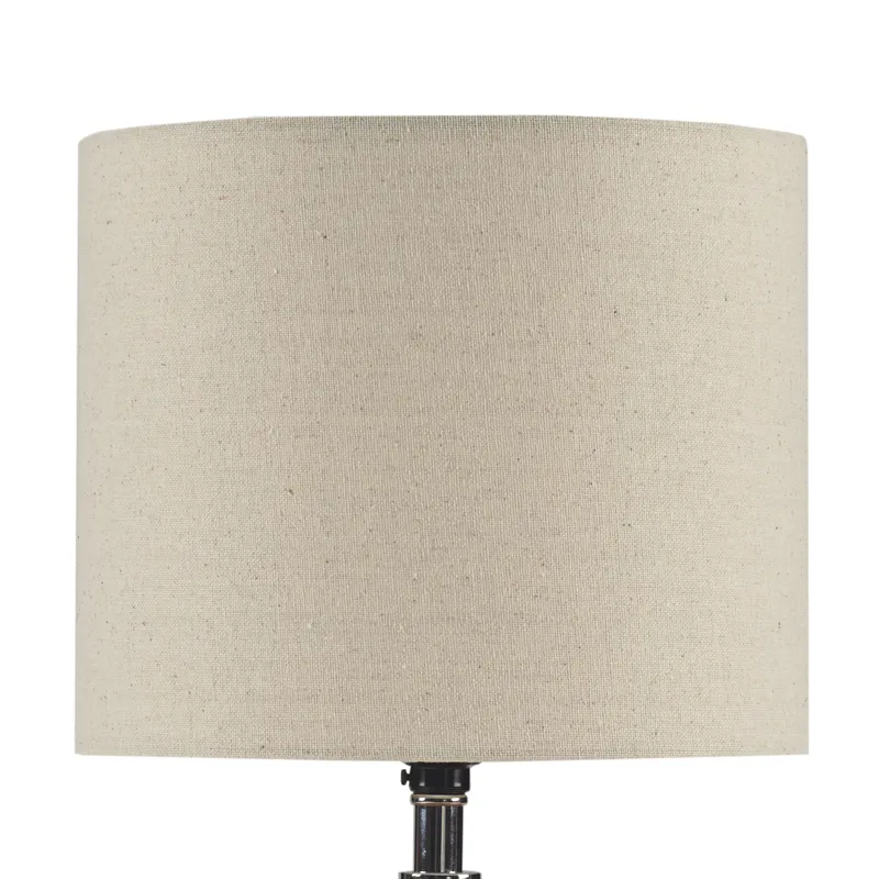 Nicolo Textured Ceramic Table Lamp - White
