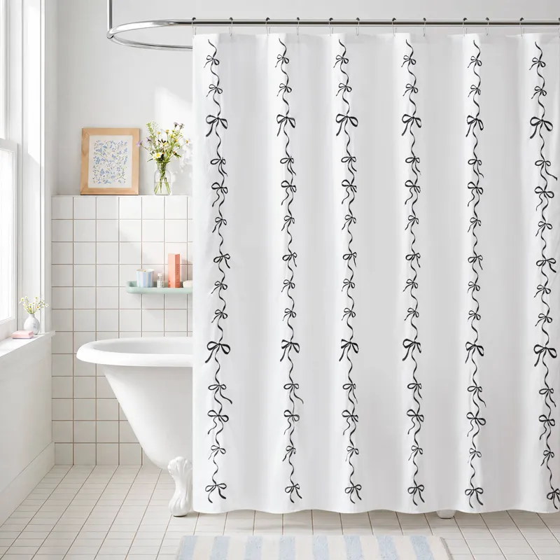 Madison Park Essentials Addison Shower Curtain Set