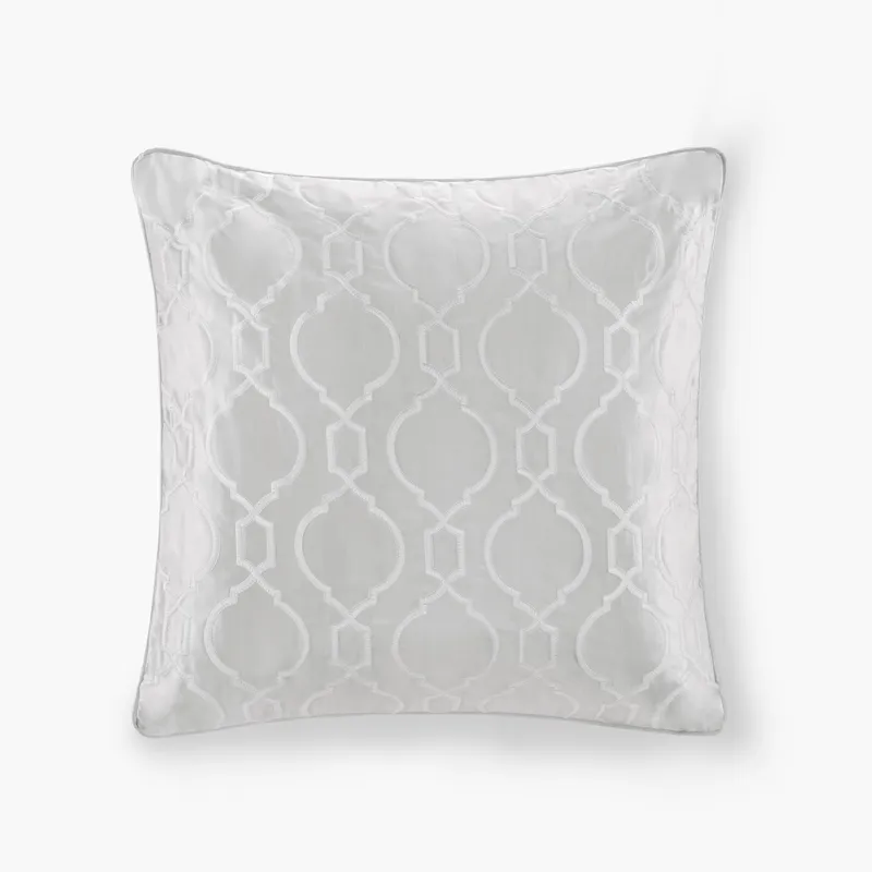 Montague European Pillow Sham - Silver
