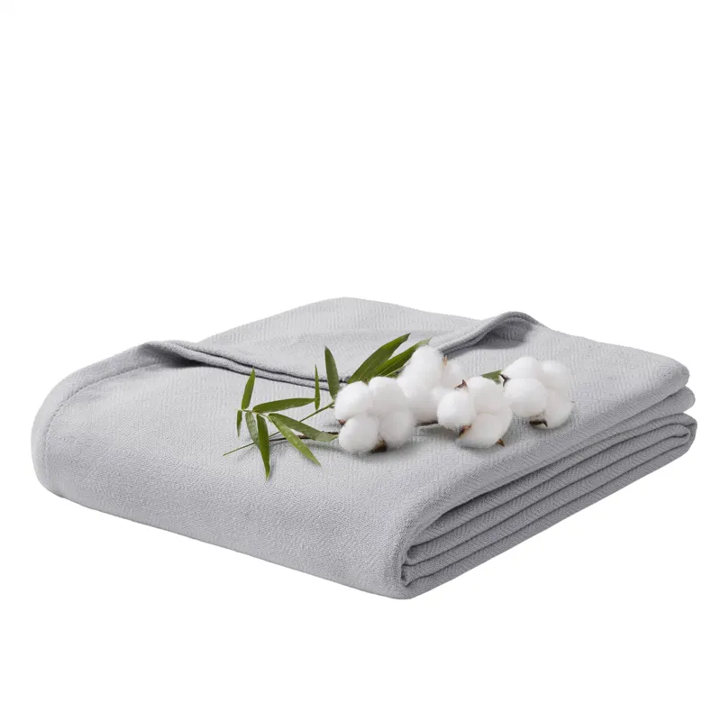 Bamboo Cotton Twin Rayon from Bamboo Cotton Blanket - Grey