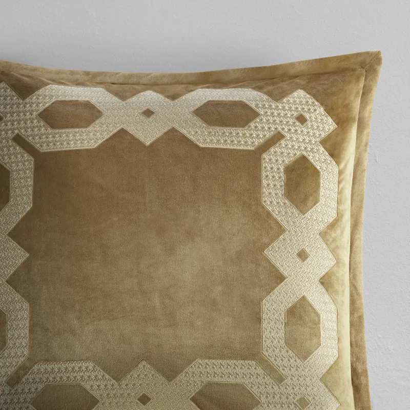 Clermont European Pillow Sham - Gold