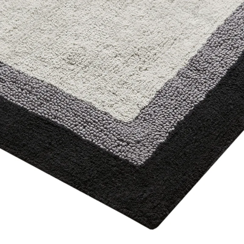 Amherst Cotton Tufted Bath Rug - Black