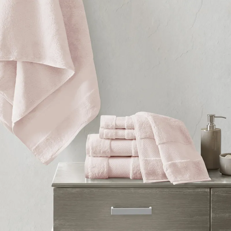 Madison Park Signature Turkish Cotton 6 Piece Bath Towel Set