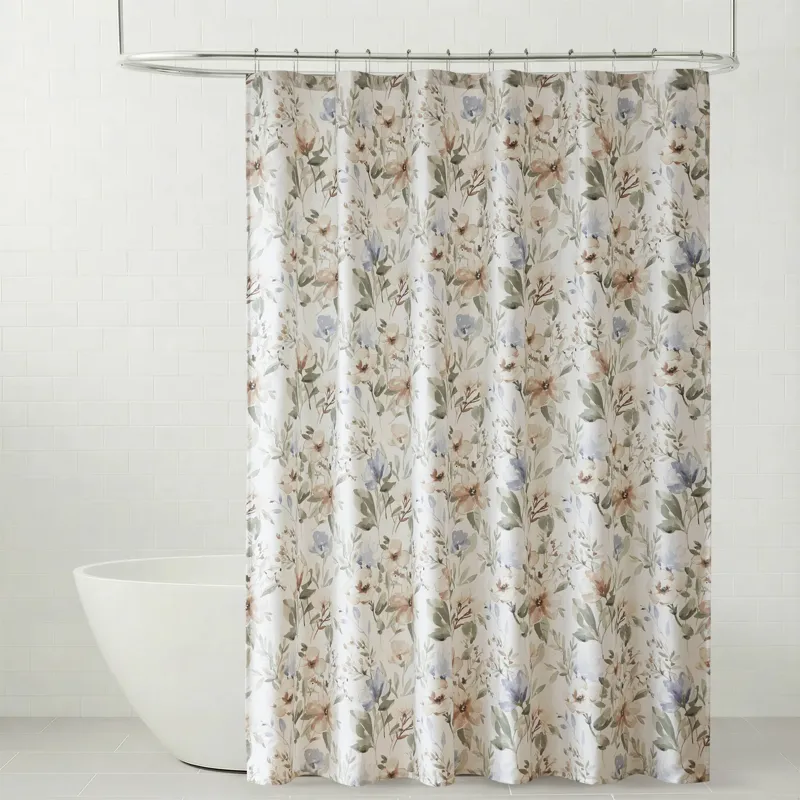 Harbor House Blue Herbal Shower Curtain - Multi