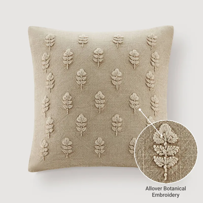 Harbor House Ave Botanical 1 Piece Cotton Pillow Cover