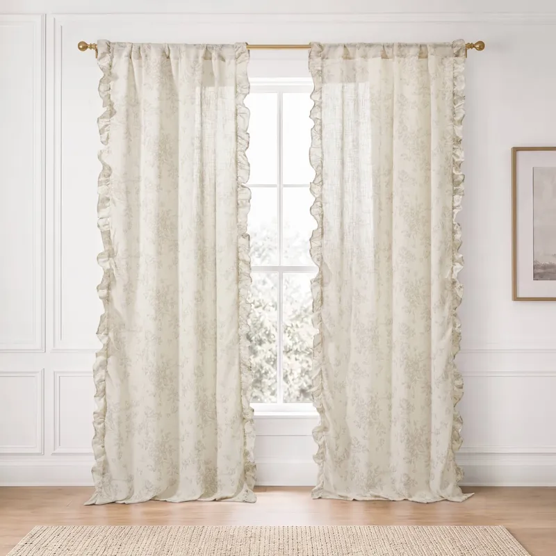 Madison Park Adele Ruffle Window Panel