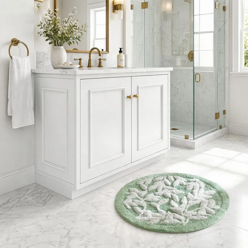 Madison Park Serene Cotton Tufted Bath Rug