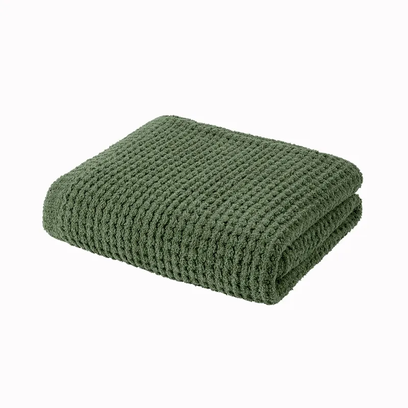 Madison Park Rowan Waffle Knit Chenille Throw