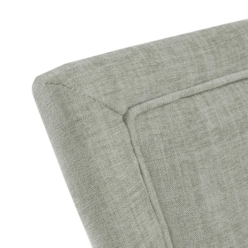 Ultra Ultra Upholstered Dining Side Chairs with wood legs (Set of 2) - Light Green Multi